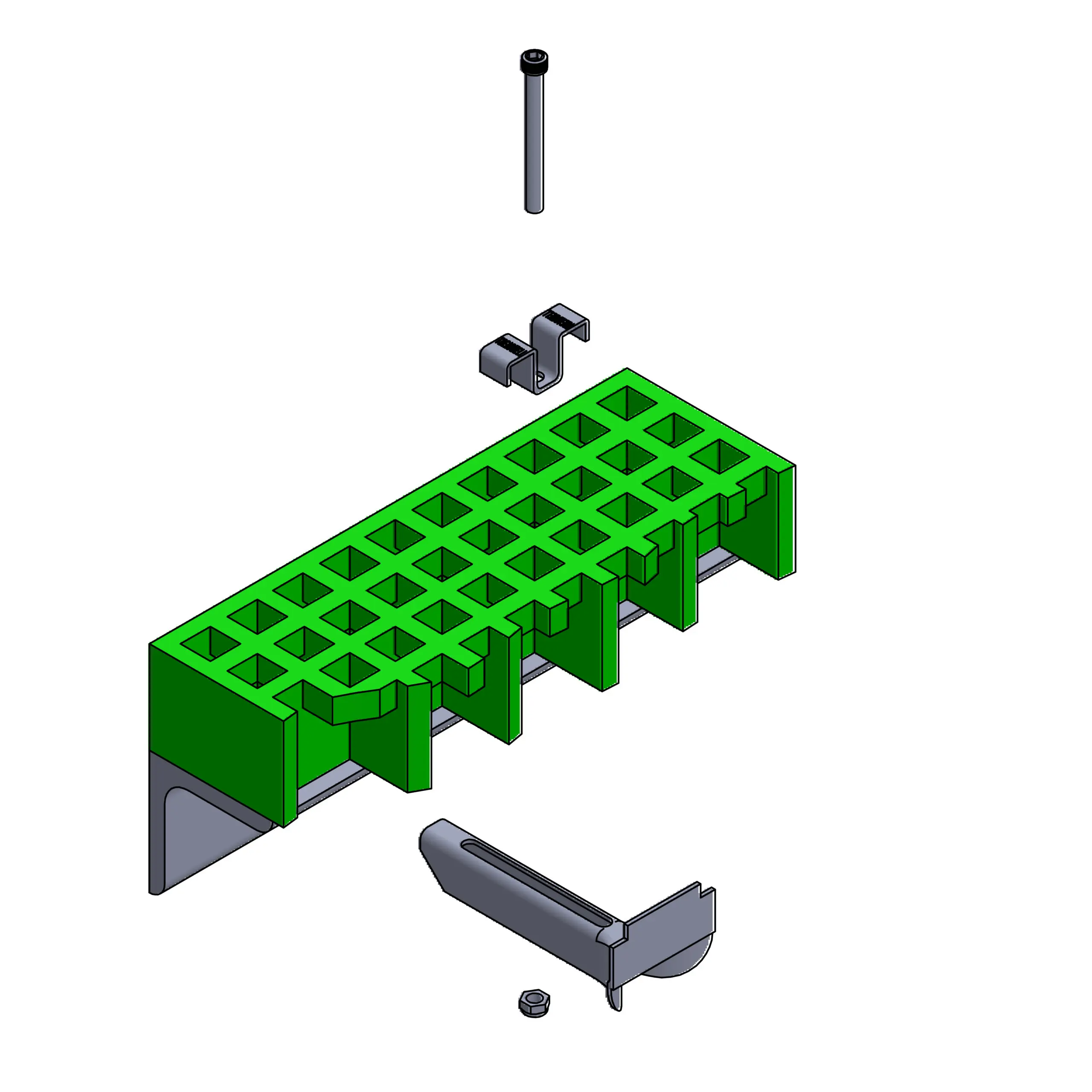 GratEX<sup>®</sup> 30/38mm Mini Mesh Clip Set 60mm J Clip